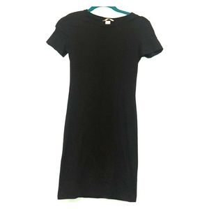 H&M Black Cotton Dress